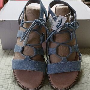 Women's Old Navy Denim Blue Sandals